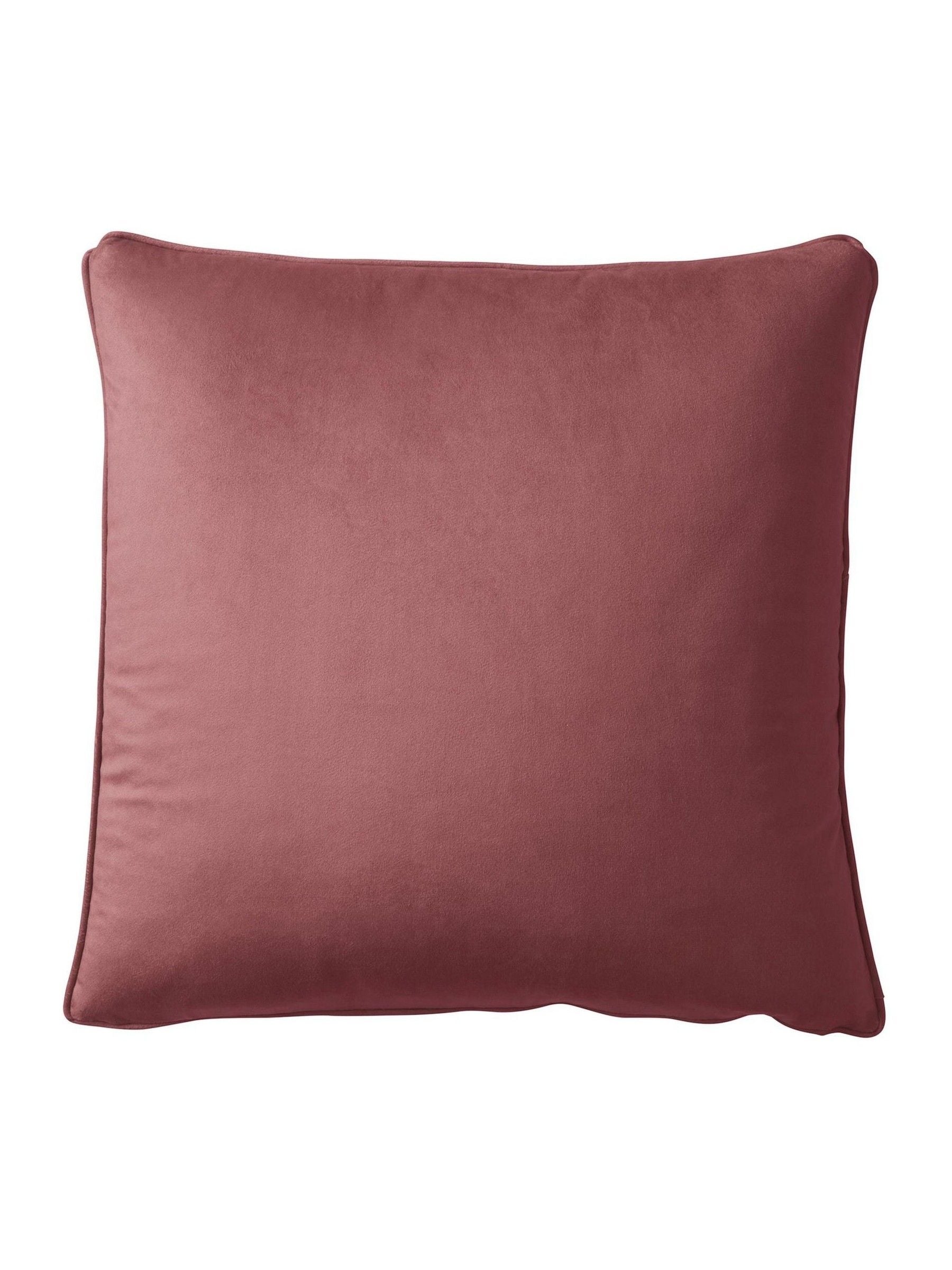 Appletree taupe velvet cushion 55x55 (British brand)