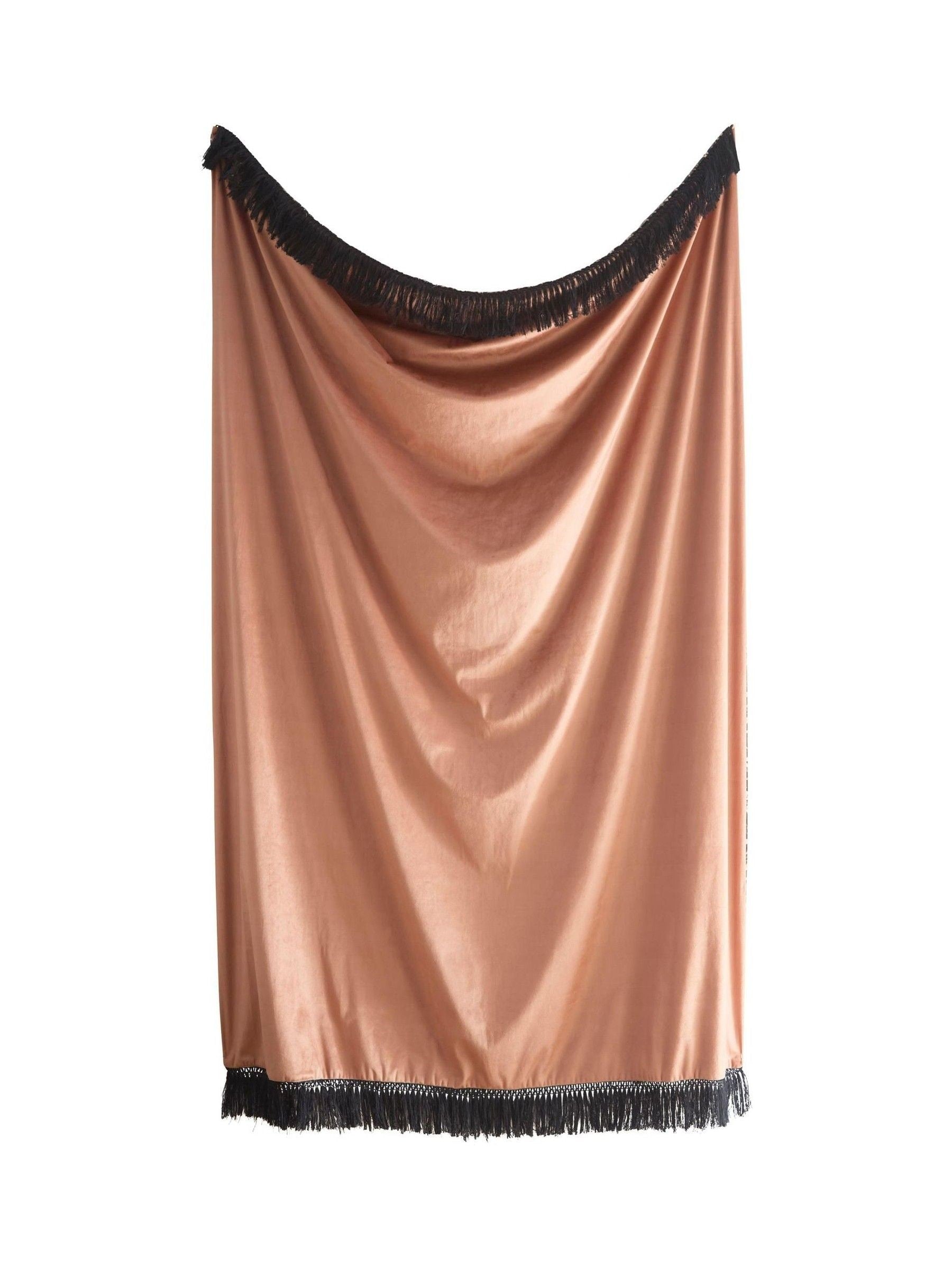 Laurence Llewelyn-Bowen gold velvet throw 180x130cm leopard print, imported from the UK
