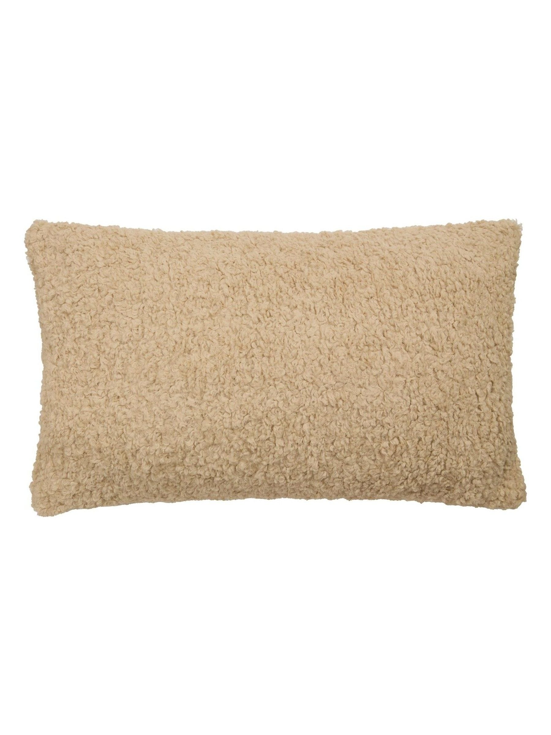 Fusion Cuddle Up cushion with boucle tufted face - British product