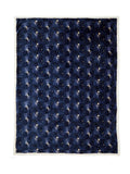Fusion navy cosmic star fleece throw 150x200cm, UK version