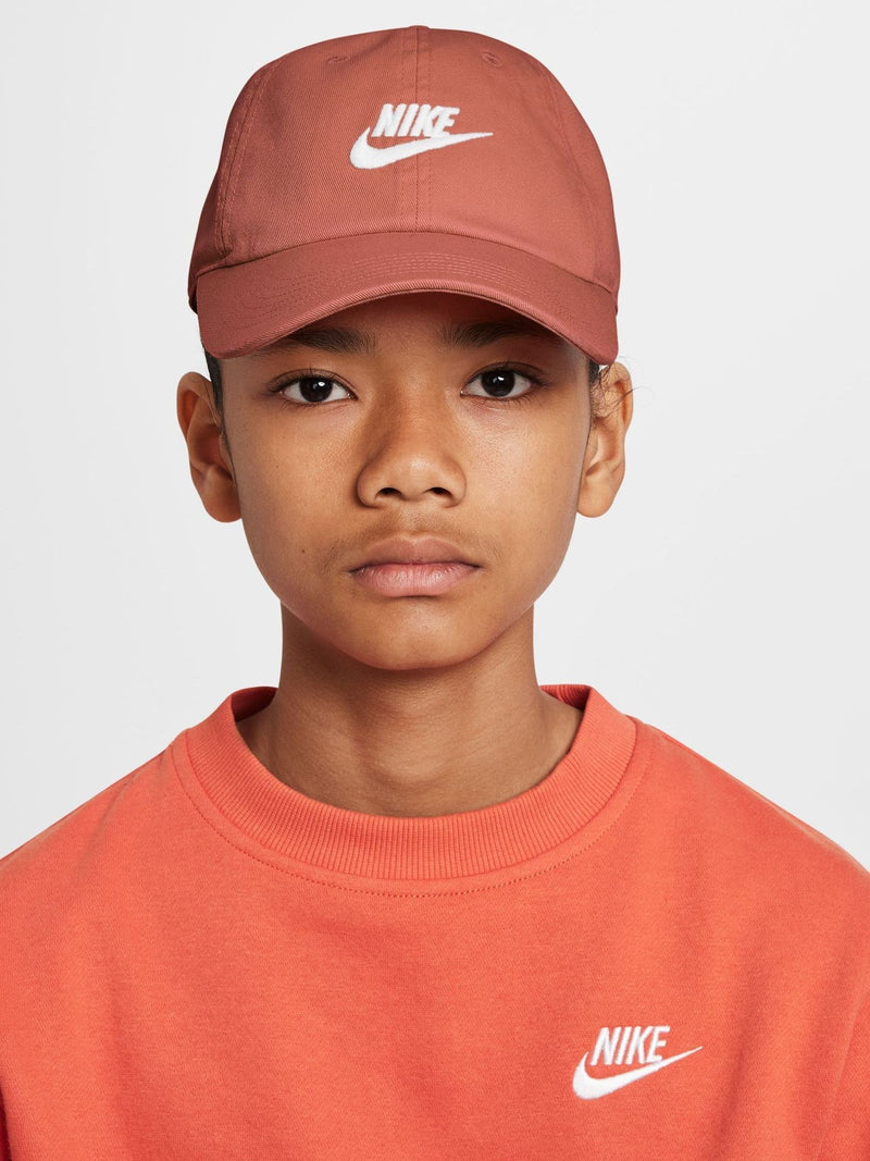 Nike brown unstructured wash cotton cap, UK version