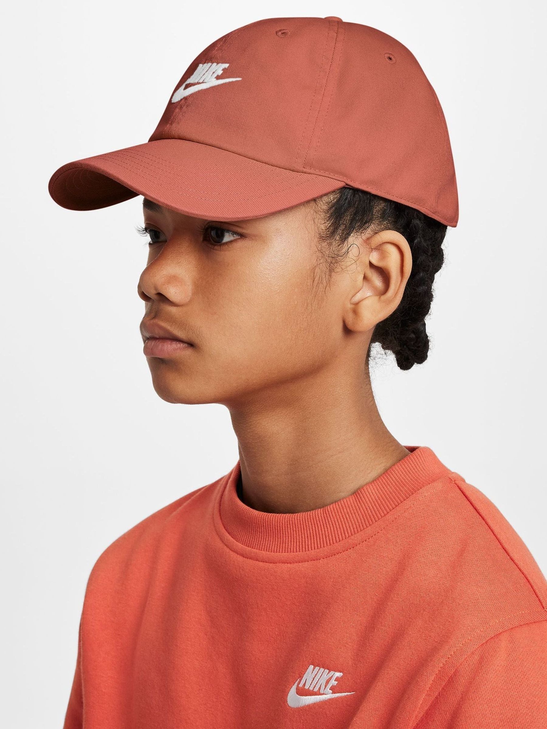 Nike brown unstructured wash cotton cap, UK version