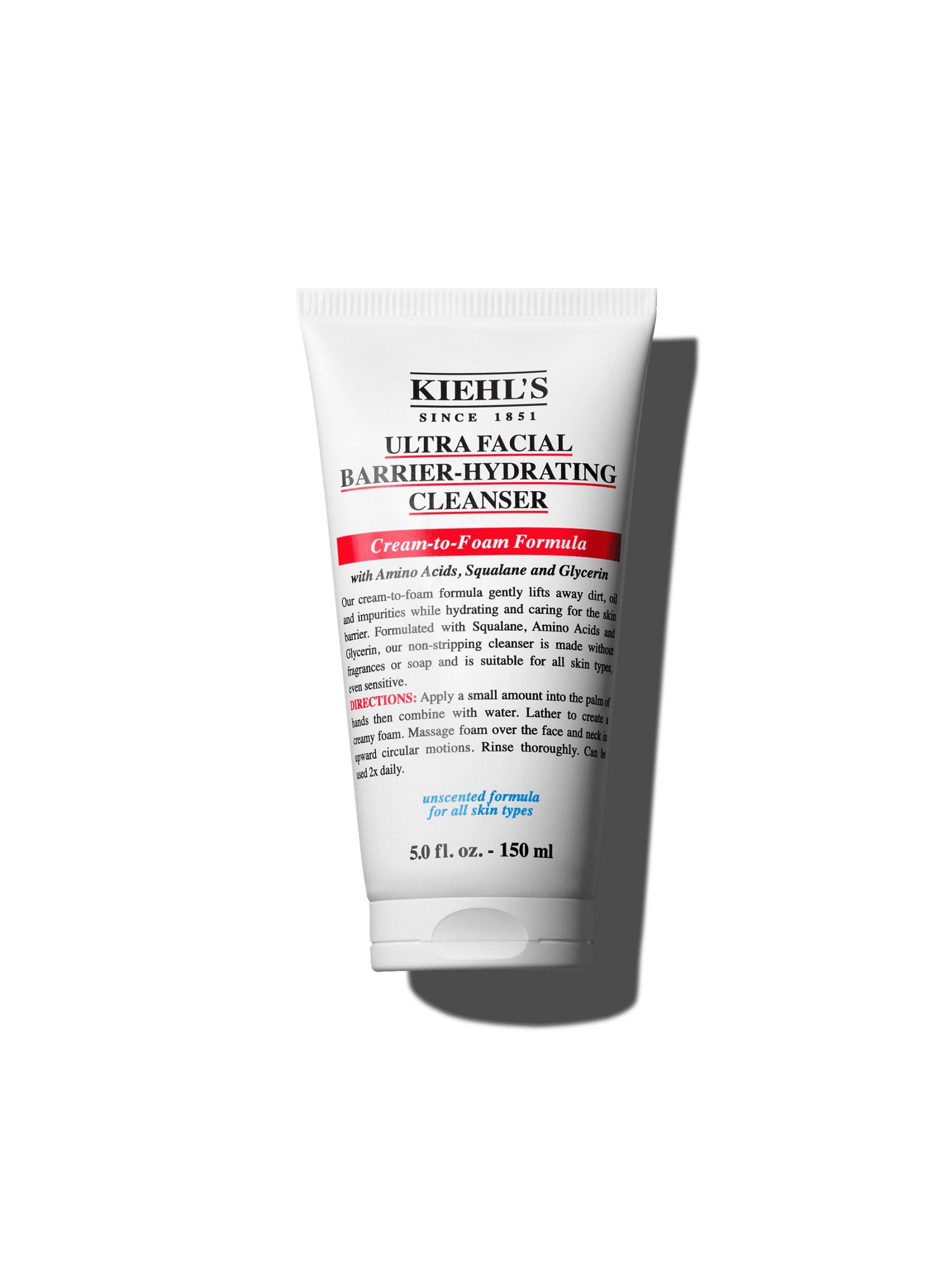 Kiehls Ultra Barrier Cream-to-Foam Facial Cleanser 75ml