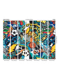 Origin Murals Blue Sports Graffiti wall mural 3.5M x 2.8M - British product