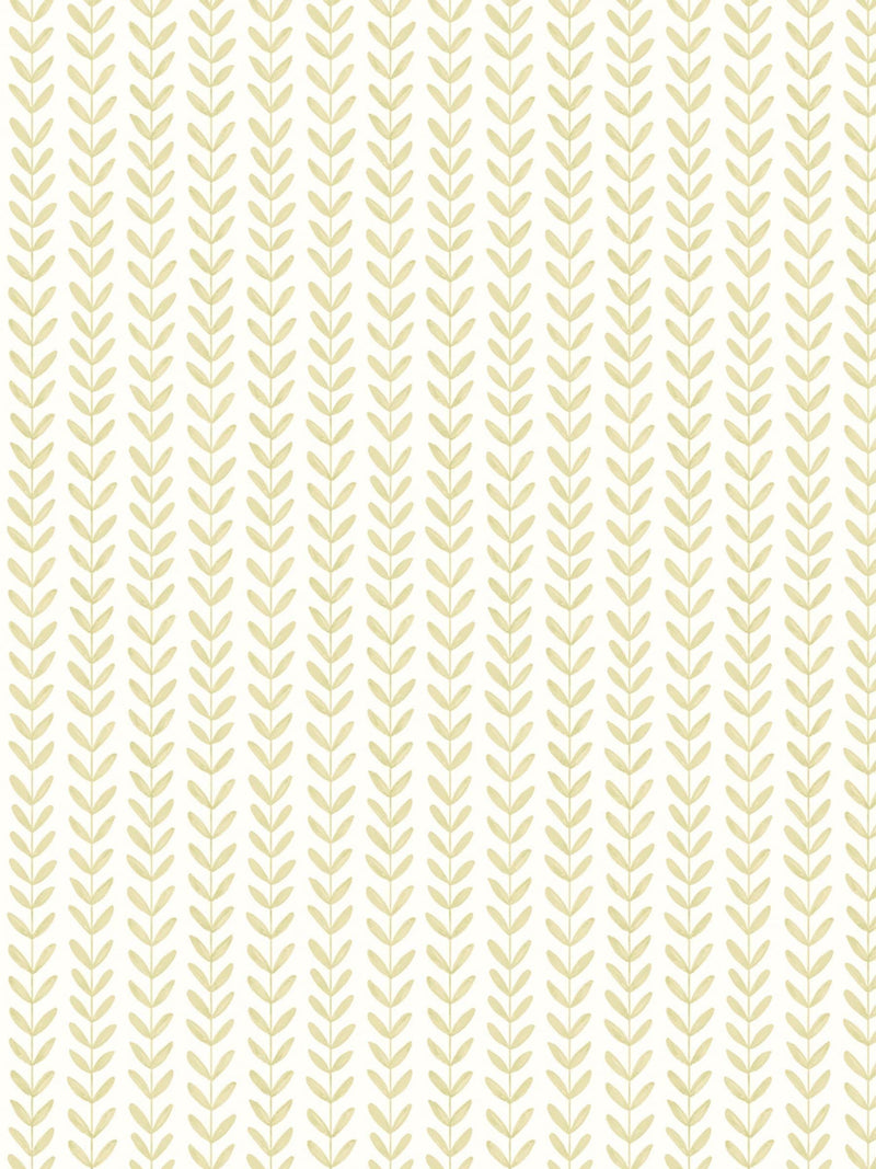 Hoopla Walls Lichen Ditsy Leaf Stripe A4 Wallpaper Sample