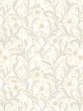 Hoopla Walls wallpaper sample stone floral print trail A4, UK version