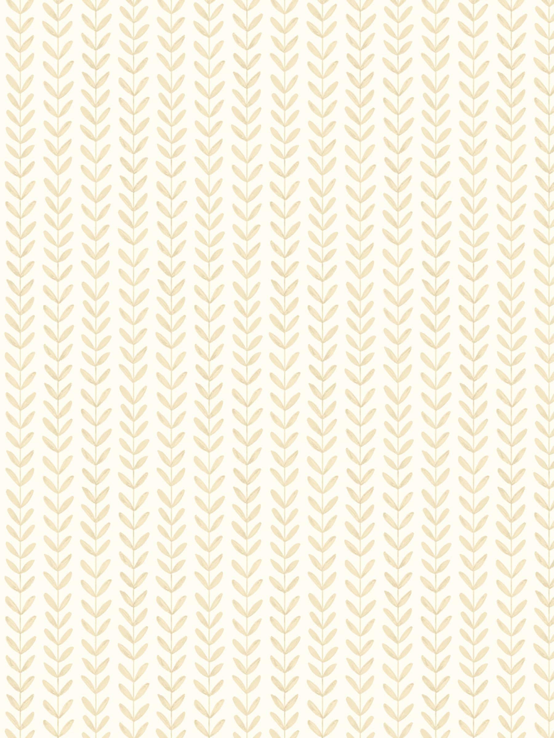 Hoopla Walls Hay Ditsy Leaf Stripe A4 Wallpaper Sample