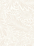 Hoopla Walls Natural Ditsy Leaf Stripe A4 Wallpaper Sample