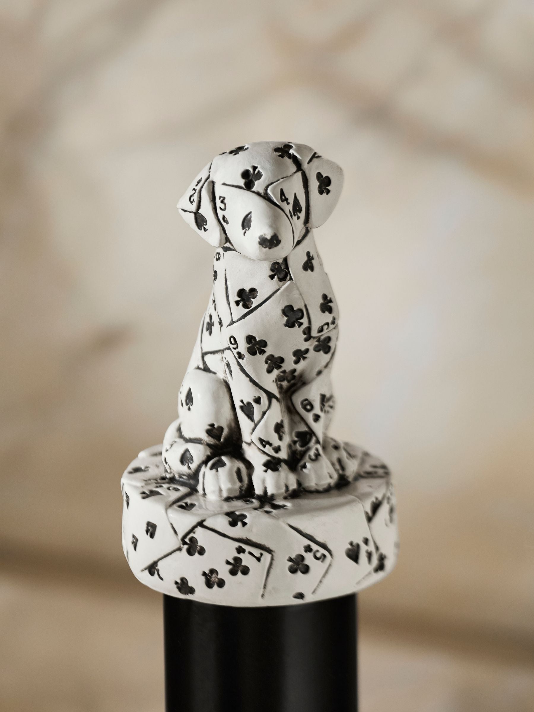 Ace The Dalmatian white and black kitchen roll holder 35cm (British brand)