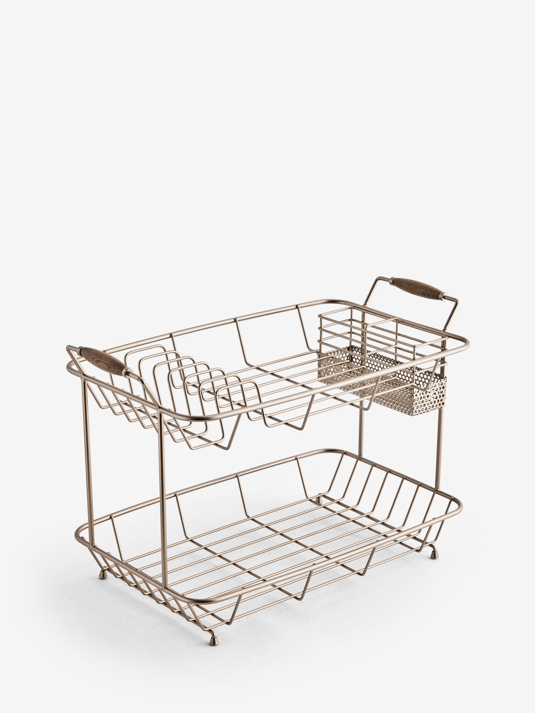 Hertford gold 2-tier dish drainer 48.5cm - British product