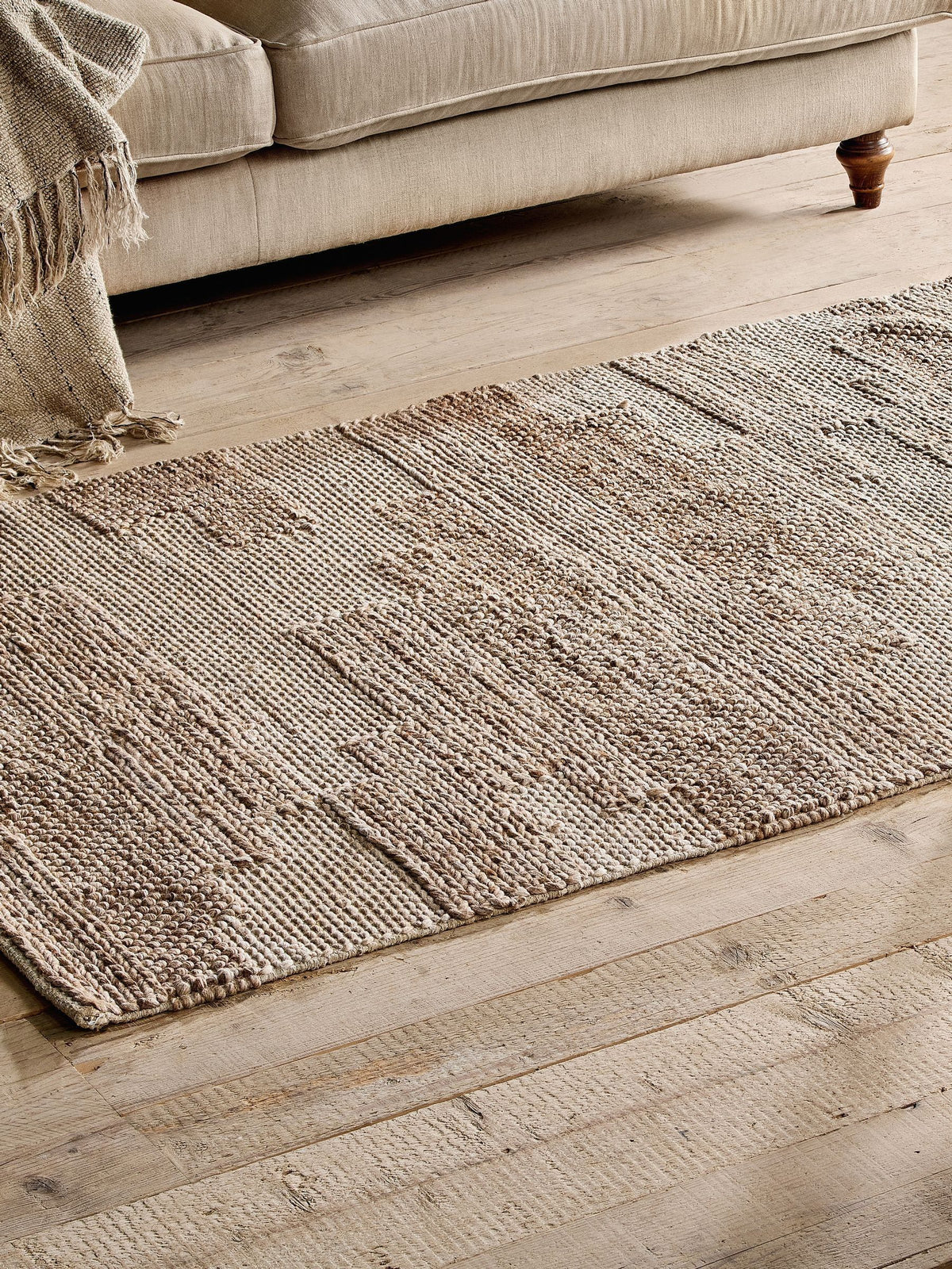 Nkuku Ailan wool rug, imported from the UK
