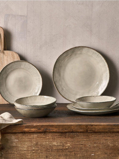 Next Nkuku Cream Malia Dinnerware Set 12 Piece- Buy online at McGrocer