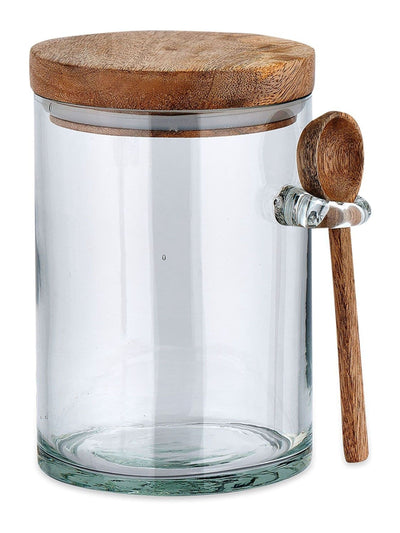 Bocal de rangement Nkuku Kossi transparent grand modèle