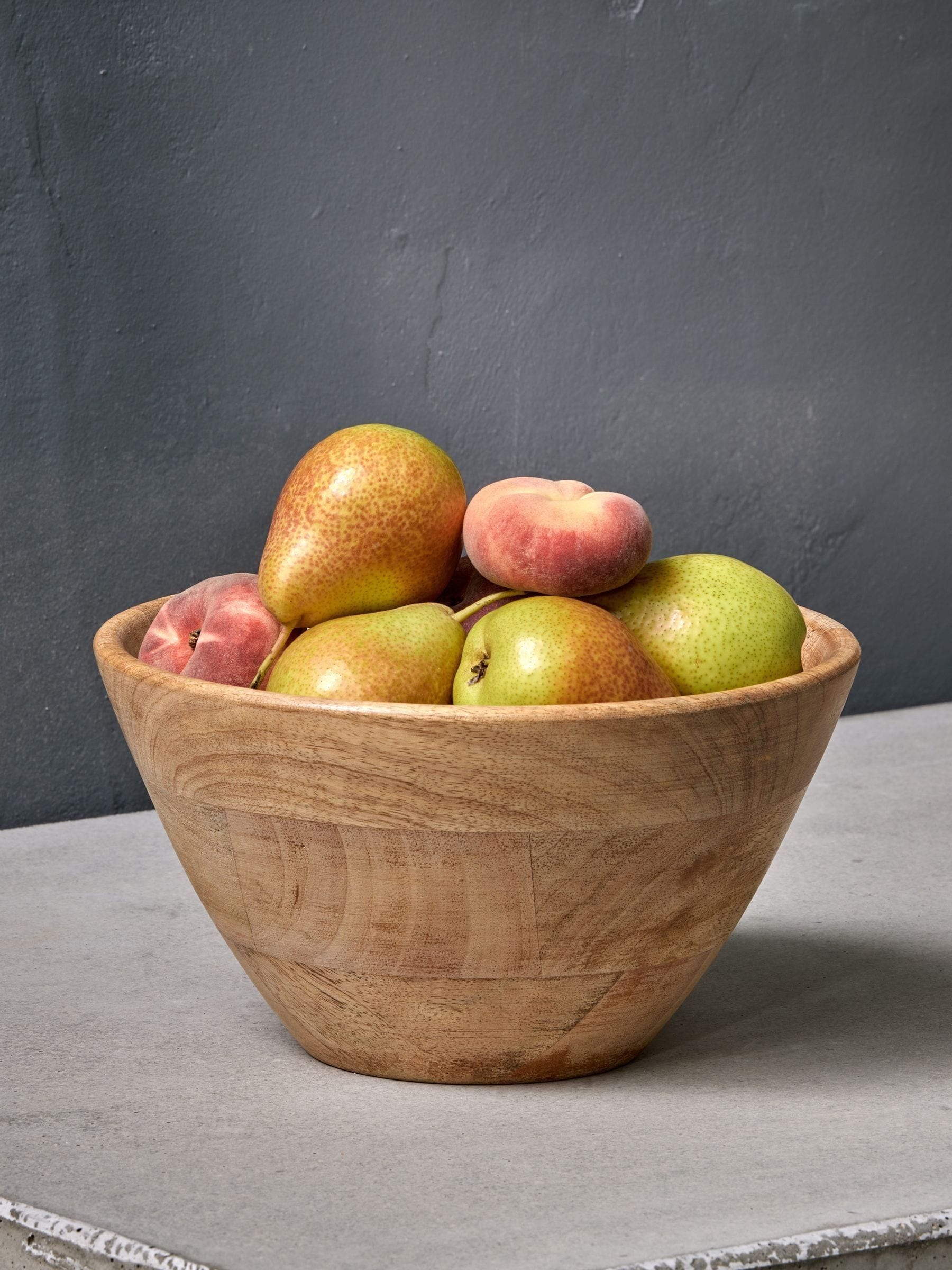 Nkuku Natural Indus mango wood bowl - British product