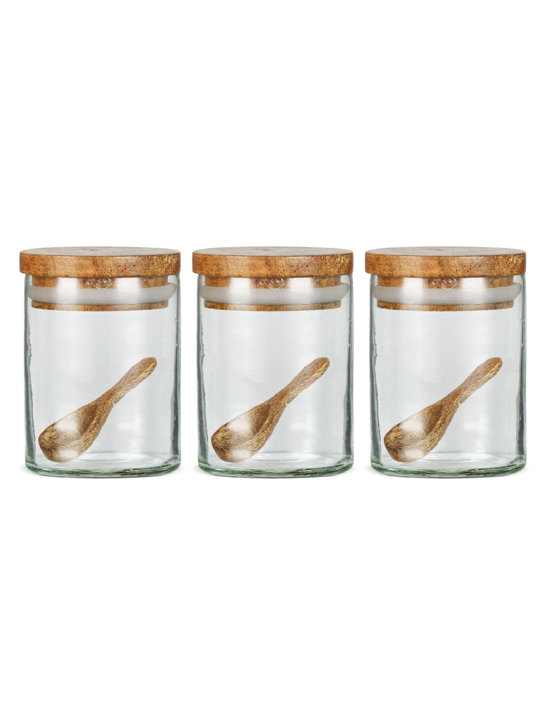 Nkuku Clear Izaan Spice Jar