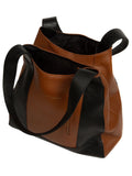 Pure Luxuries London Black / Tan Colette Handbag