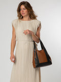 Pure Luxuries London Black / Tan Colette Handbag