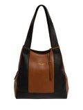 Pure Luxuries London Black / Tan Colette Handbag