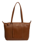 Pure Luxuries London Black Alcester Leather Tote Bag