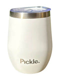 Pickle Picnic The Love of White Drinks Tumbler Travel Mug with Ceramic Inner