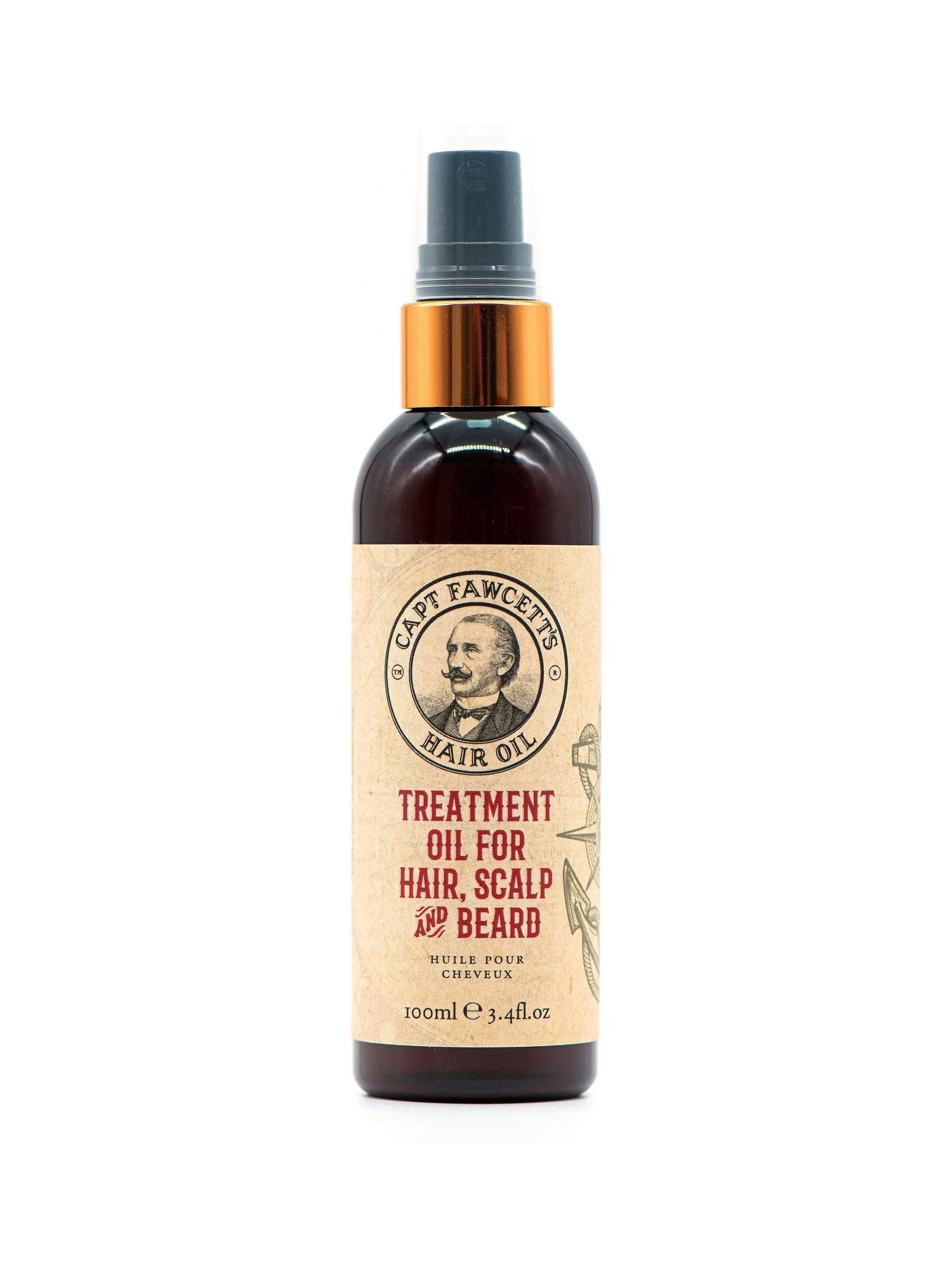 Captain Fawcett Treatment Oil for hair scalp and beard - British product