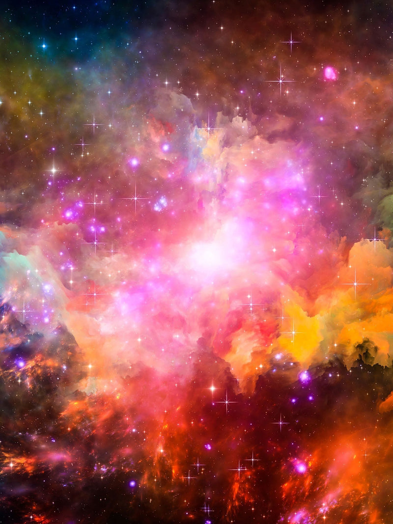 Origin Murals galaxy stars A3 mural sample - British product