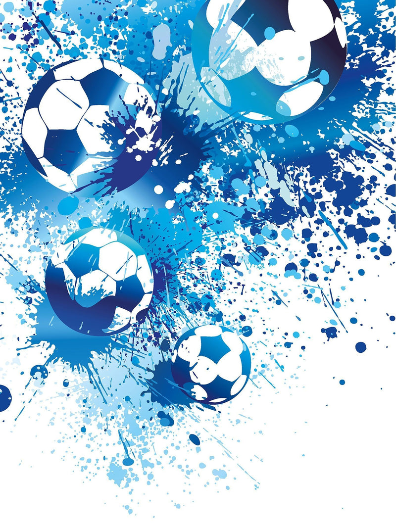Origin Murals mural sample pink girls playing football A3 (British brand)