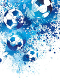 Origin Murals mural sample pink girls playing football A3 (British brand)