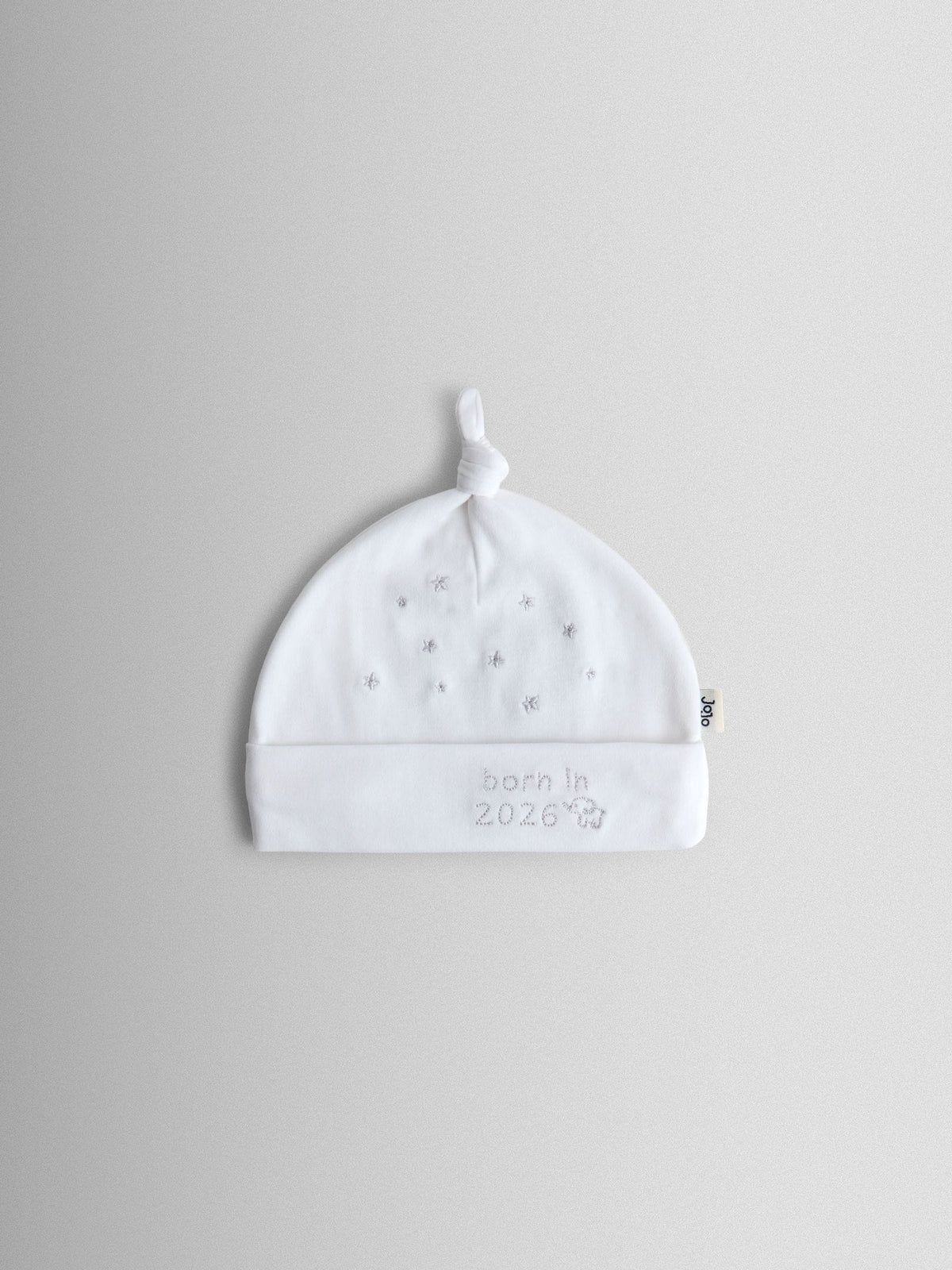 JoJo Maman Bébé embroidered born in 2026 hat, imported from the UK