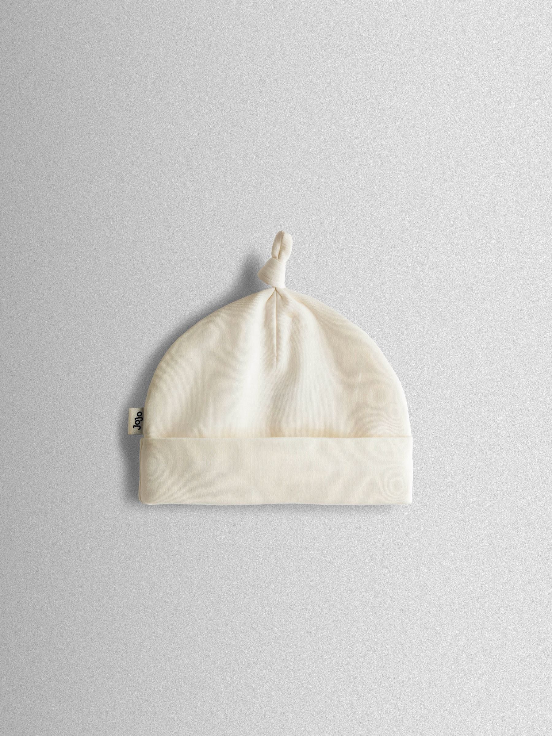JoJo Maman Bébé cream embroidered hat Born in 2026 - British product