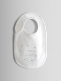 JoJo Maman Bébé bib Born in 2026 embroidered (British brand)