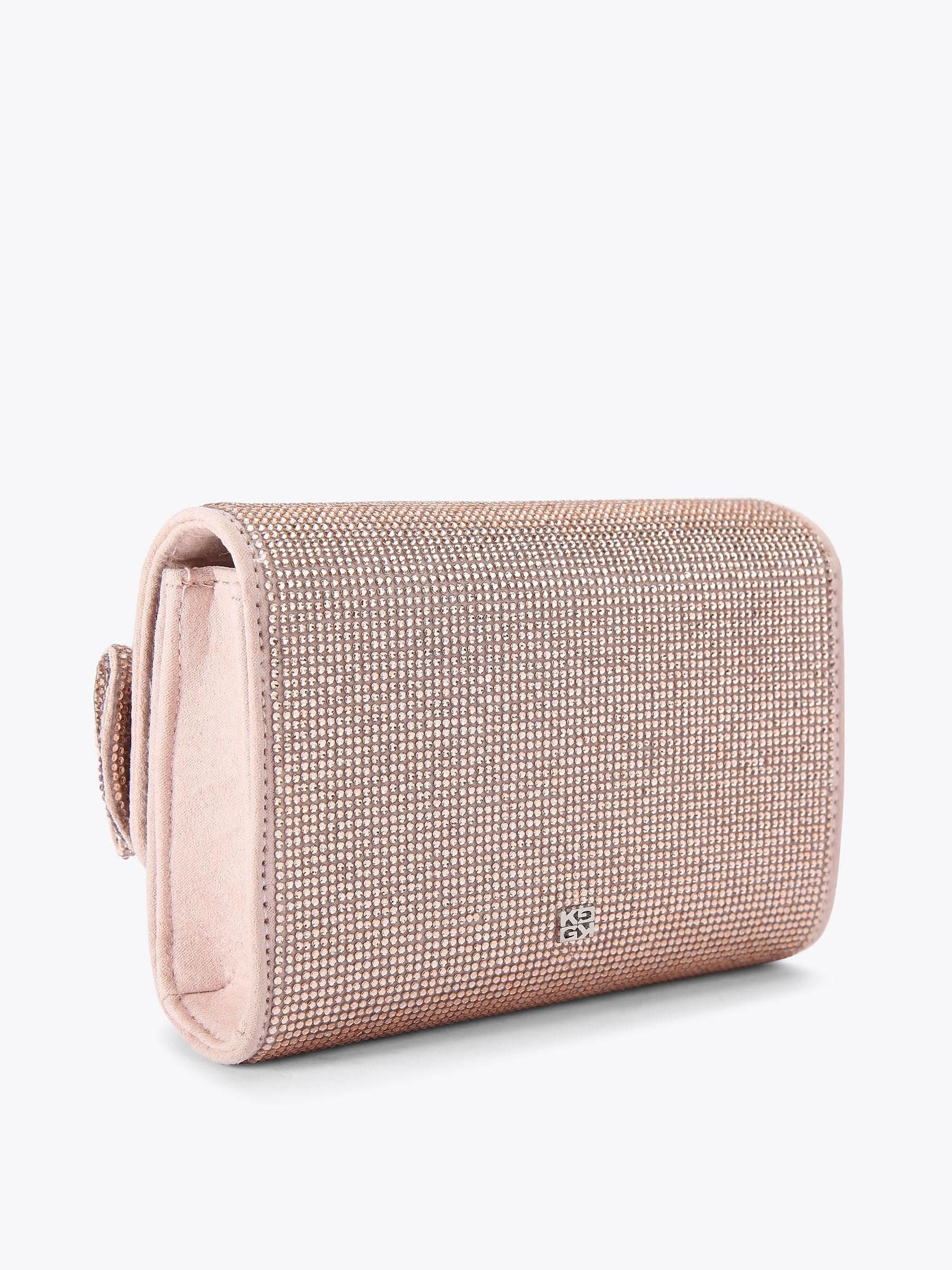 Kurt Geiger pink Allegra shoulder bag, imported from the UK