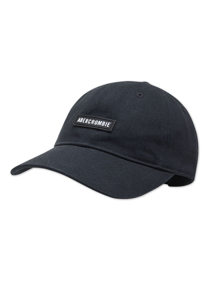 Abercrombie & Fitch black essential logo cap, imported from the UK