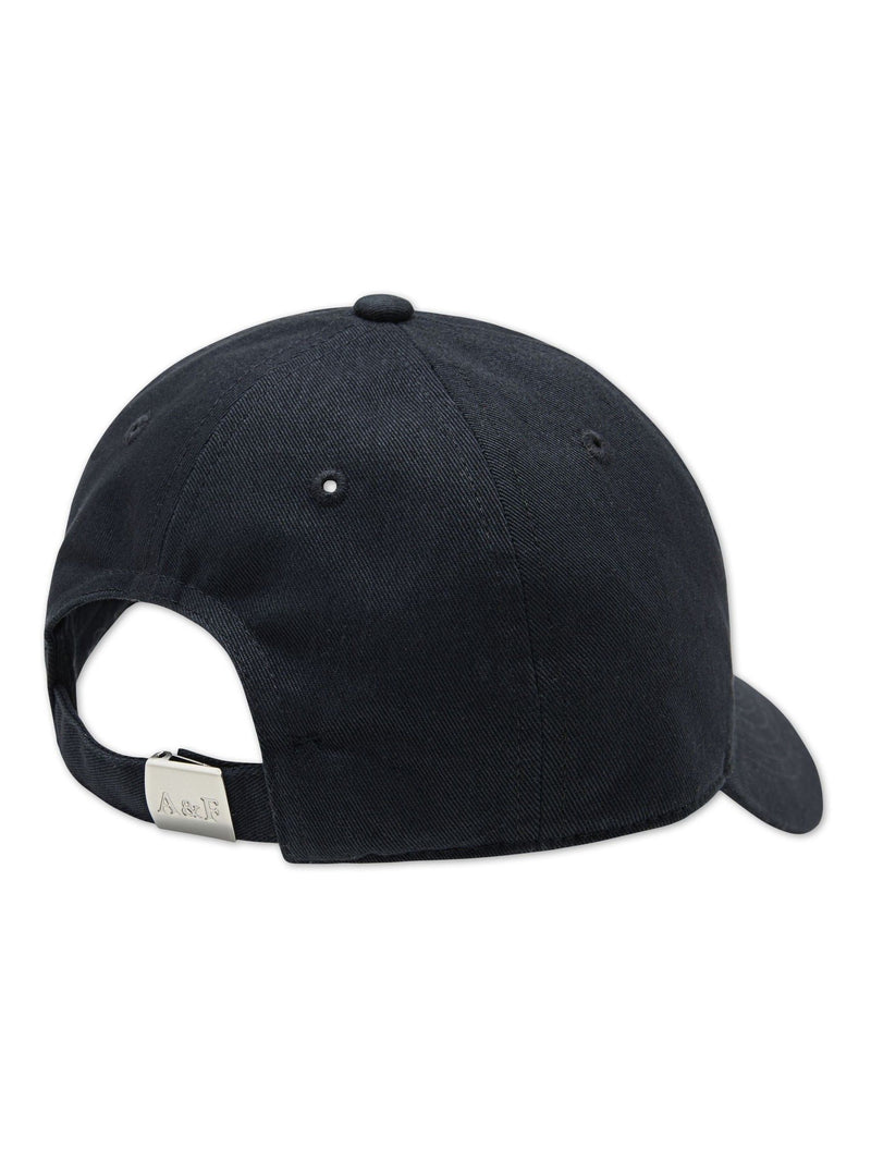 Abercrombie & Fitch black essential logo cap, imported from the UK