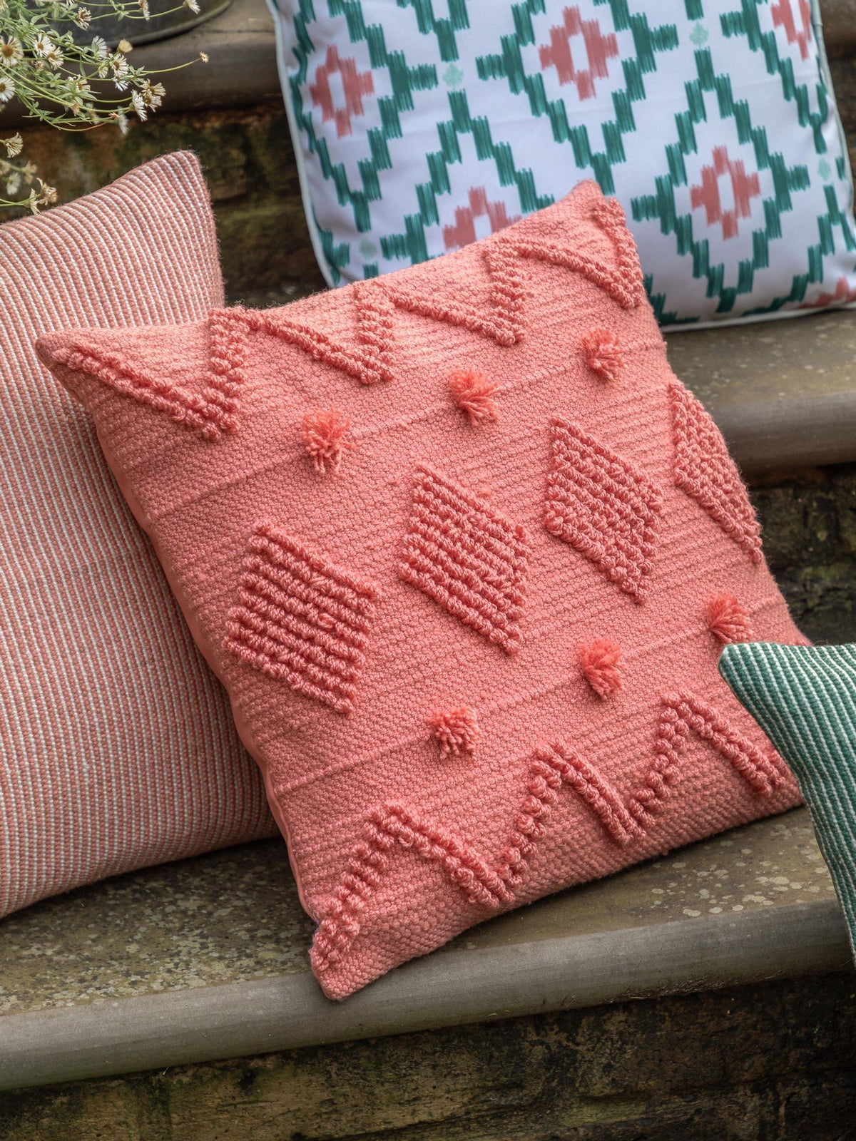 Gallery Home orange apricot cushion 45cm, UK version