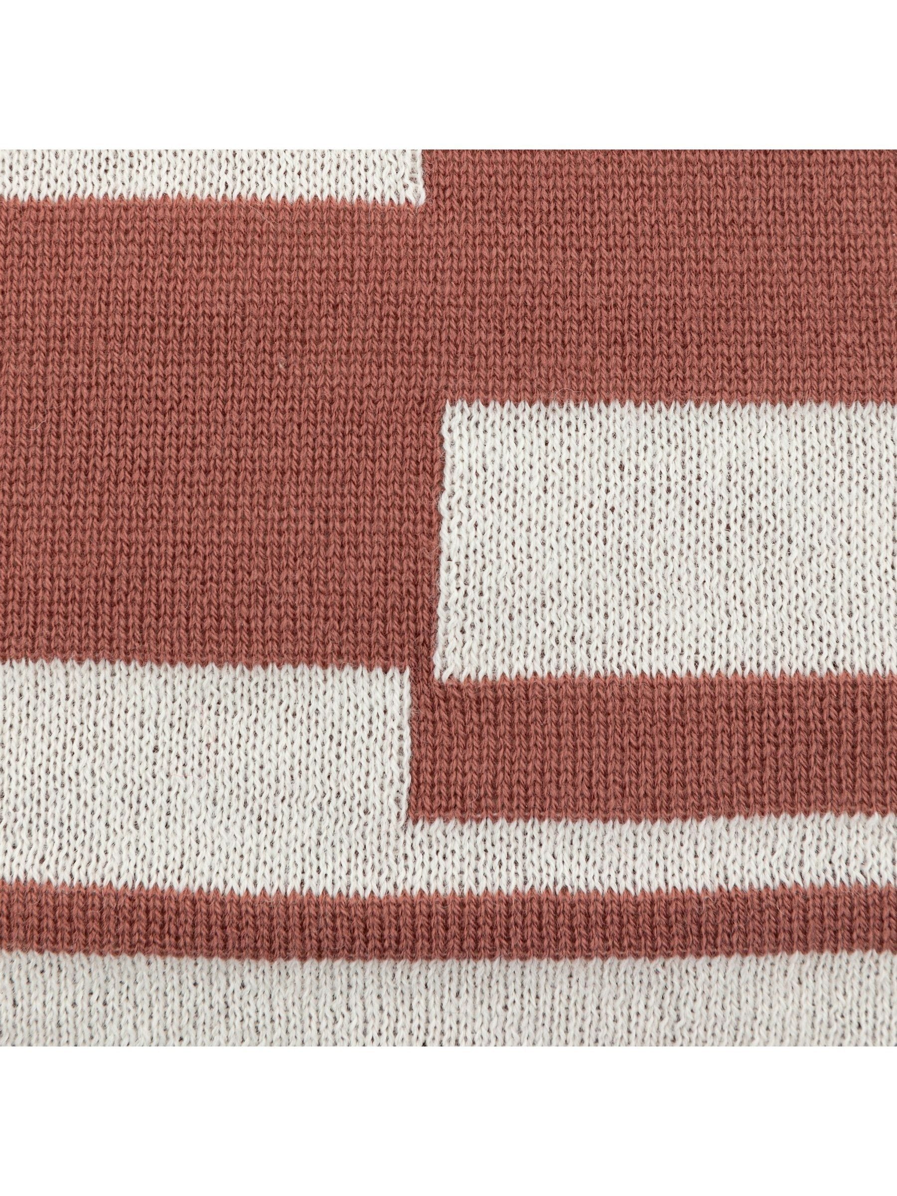 Gallery Home Orange Solvi knitted throw 130cm, UK version