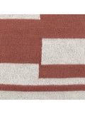 Gallery Home Orange Solvi knitted throw 130cm, UK version