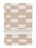 Gallery Home taupe Solvi knitted throw 130cm - British product