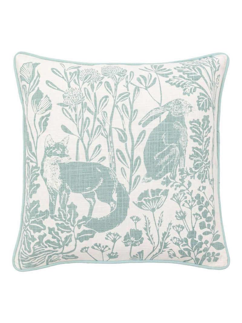 Gallery Home Blue Lynton animal cushion 45cm, imported from the UK