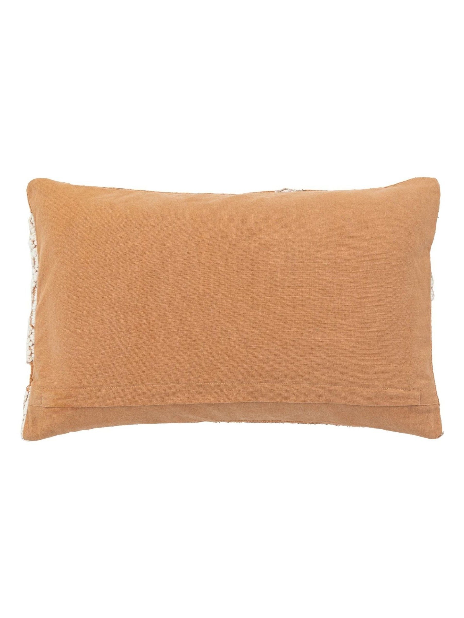 Gallery Home orange embroidered cushion, UK version