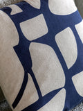 Gallery Home Blue Nara Graphic cushion 45x45cm - British product