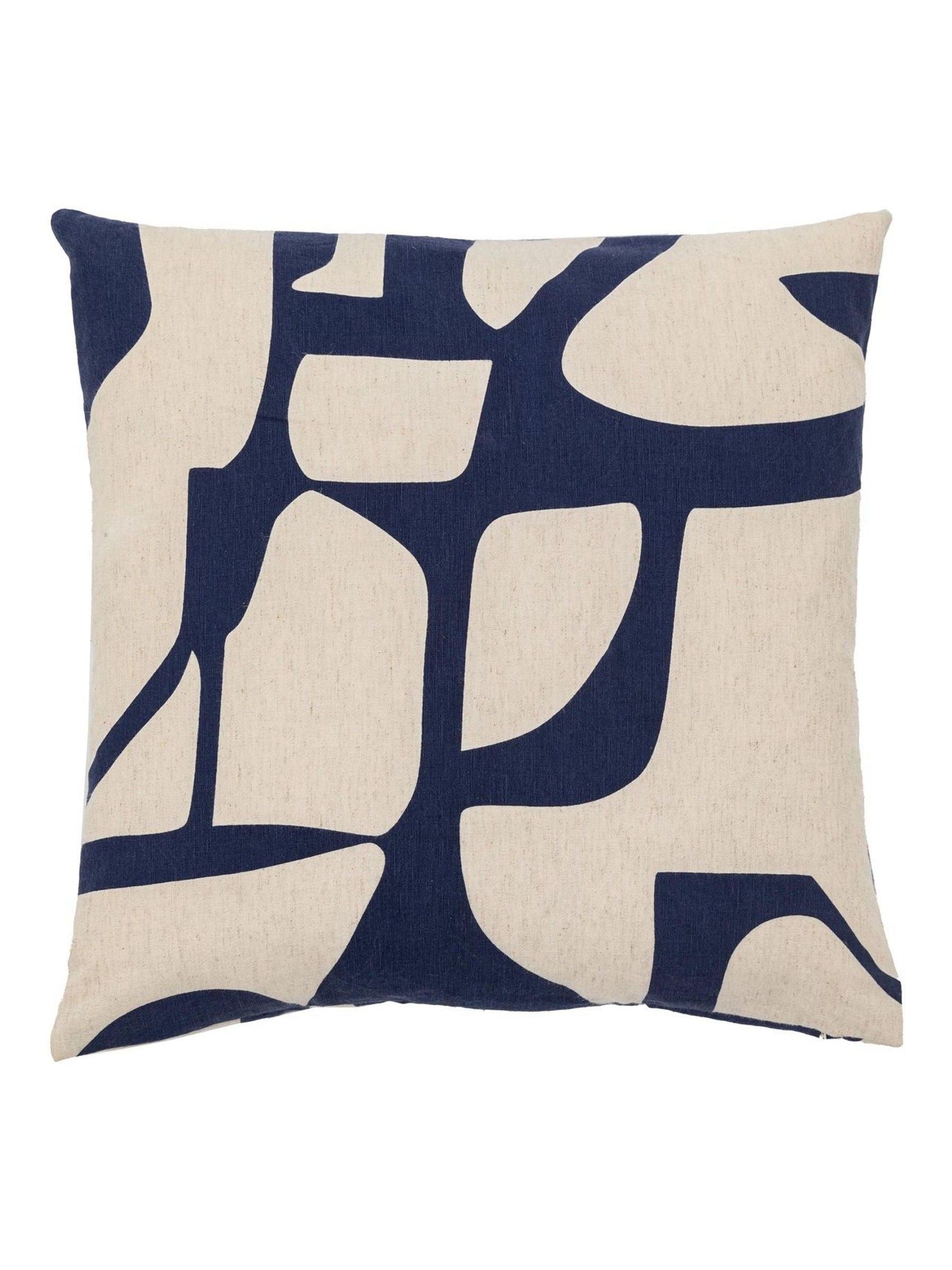 Gallery Home Blue Nara Graphic cushion 45x45cm - British product