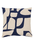 Gallery Home Blue Nara Graphic cushion 45x45cm - British product