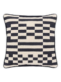Gallery Home Blue Solvi woven cushion 45cm (British brand)