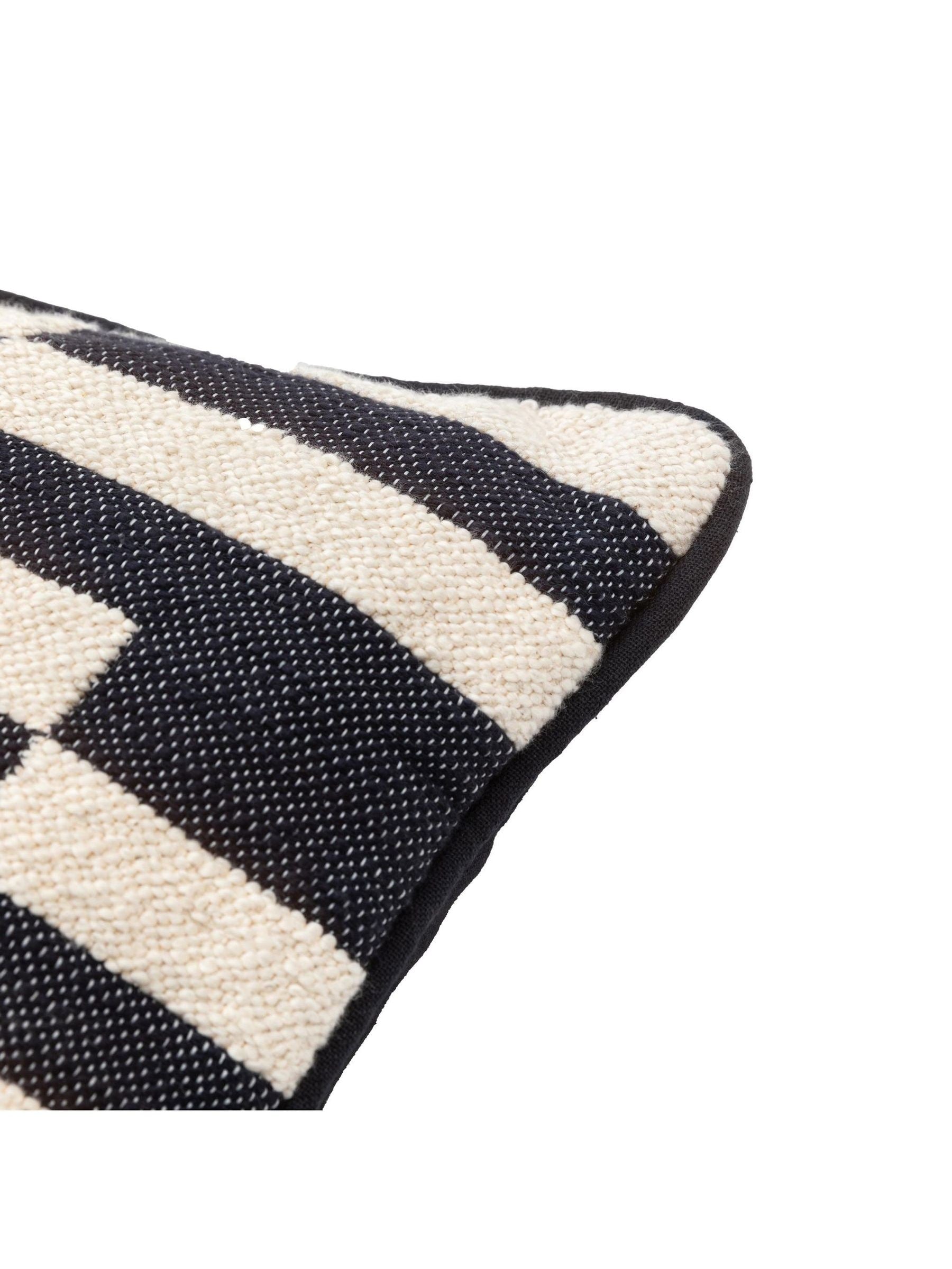 Gallery Home Blue Solvi woven cushion 45cm (British brand)