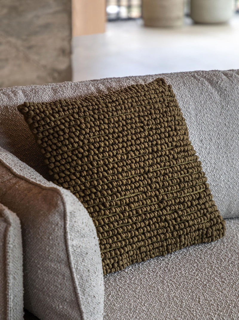 Gallery Home olive green cushion 45cm - British product