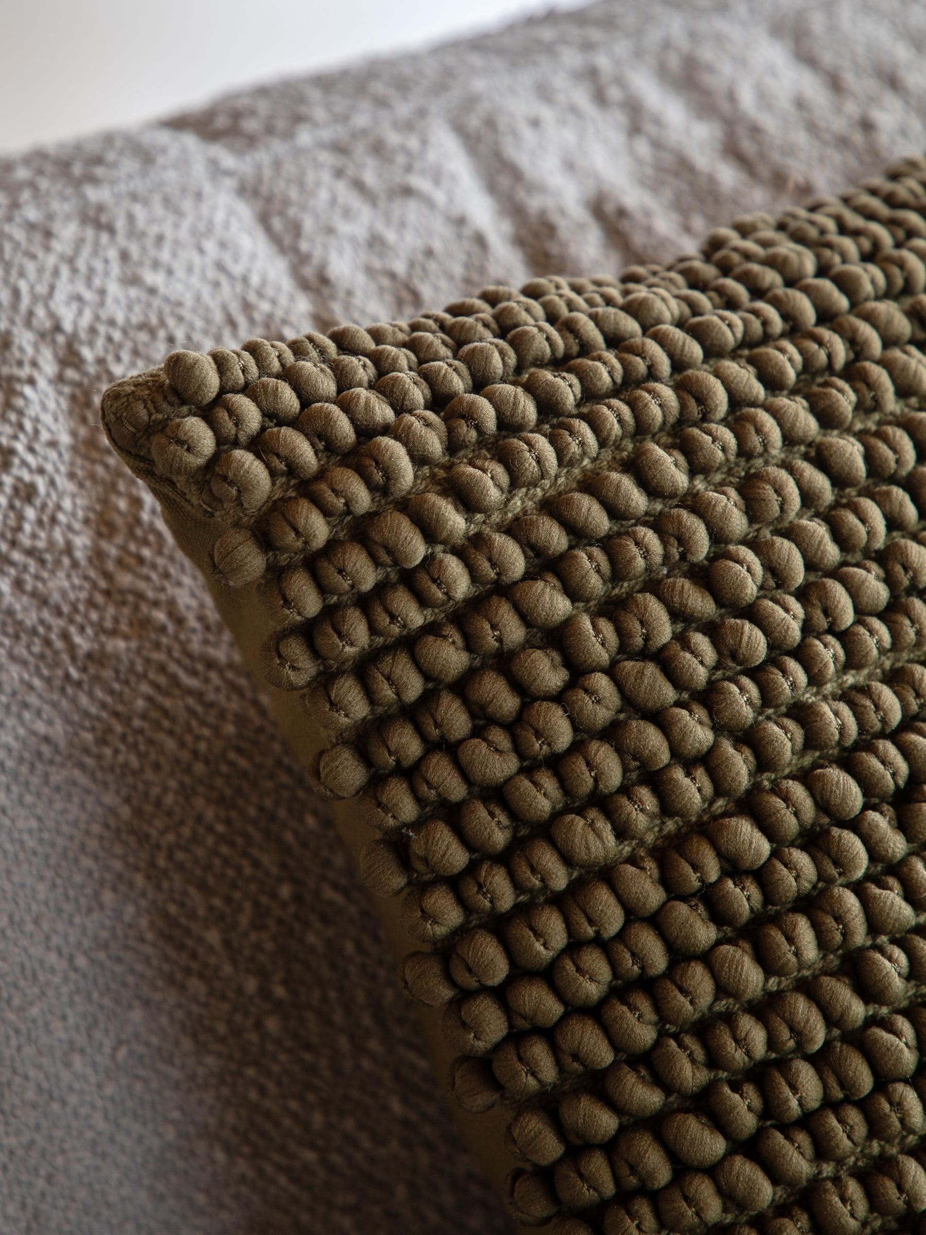 Gallery Home olive green cushion 45cm - British product