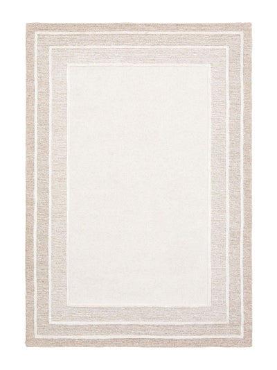Next Gallery Home Beige Sula Tonal Border Rug 120x180cm- Buy online at McGrocer