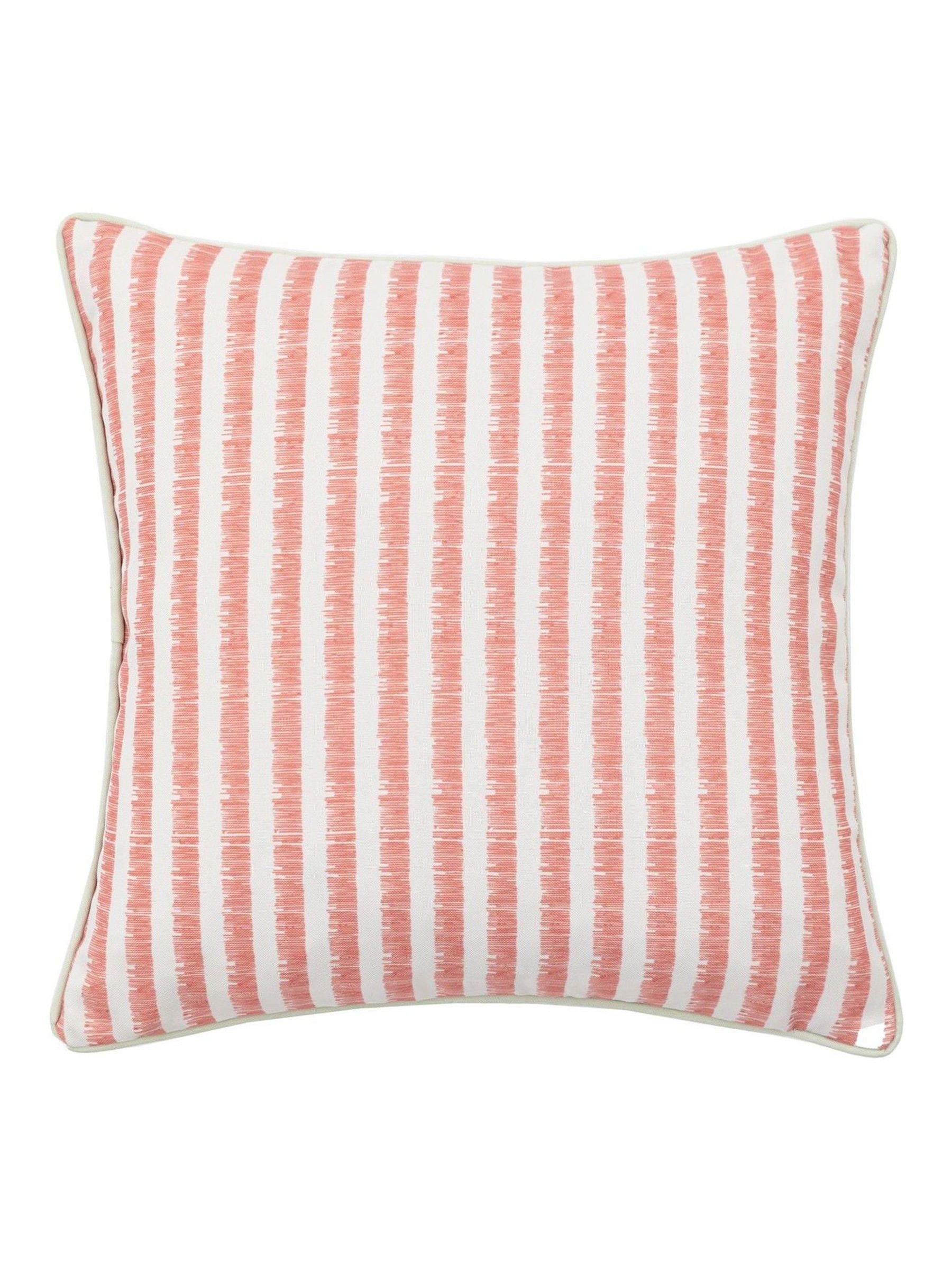 Gallery Home orange geometric printed cushion 45cm square, imported from the UK