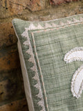 Gallery Home green palm tree cushion 45cm - British product
